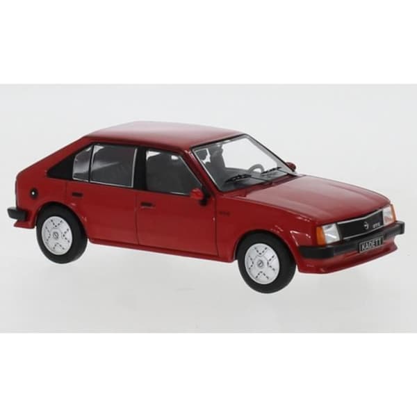 Monterade miniatyrer - Opel Kadett D GT/E röd 1983 1/43 IXO