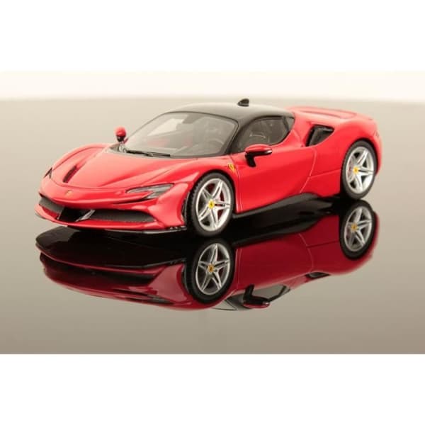 Miniatyrer monterade - Looksmart - Ferrari SF90 - Röd Tävling / Svart - 1/43 - 2019