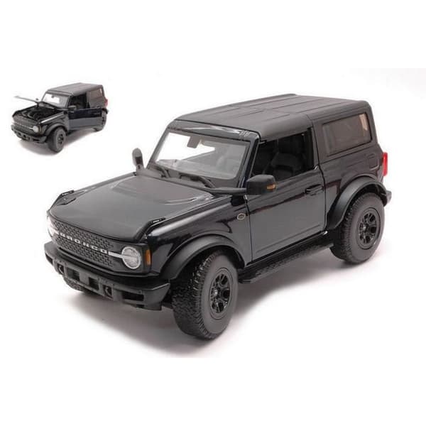Monterade miniatyrer - Ford Bronco Wildtrak Blue 1/18 Maisto