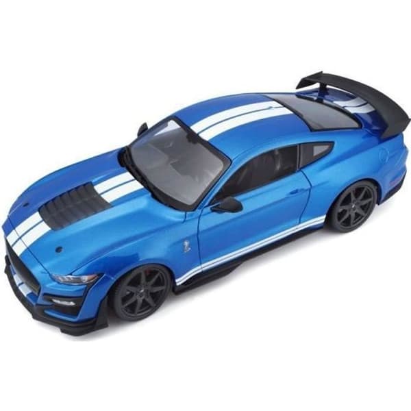 MAISTO 1/18 Ford SHELBY miniatyrfordon - Blå och vit - Interiör - Pojke - 3 år och över