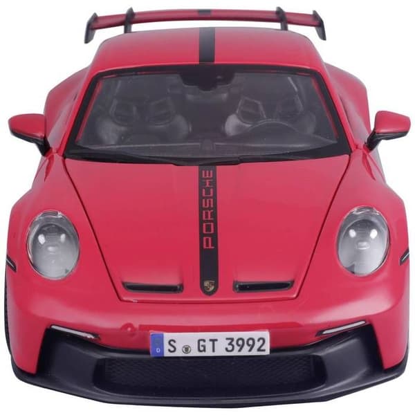 Monterade miniatyrer - Porsche 911 GT3 Röd med rand 2022 1/18 Maisto