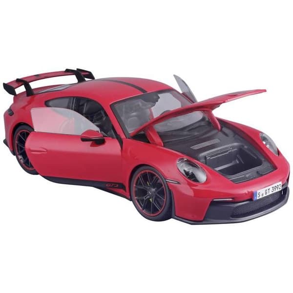 Monterade miniatyrer - Porsche 911 GT3 Röd med rand 2022 1/18 Maisto