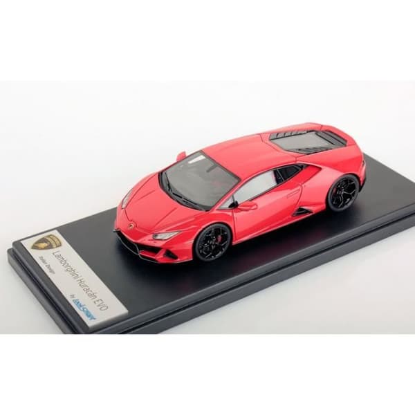 Miniatyrer monterade - Looksmart - Huracan Evo - Metallröd - 1/43 - 2019