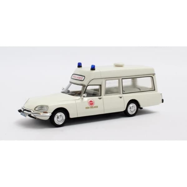 Monterade miniatyrer - Citroen DS 20 Visser Ambulans Den Helder 1975 1/43 Matrix