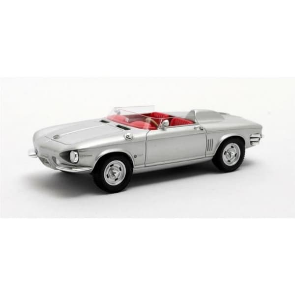 Monterade miniatyrer - Chevrolet Corvair Super Spyder XP-785 konceptbil Silver 1962 1/43 Matrix