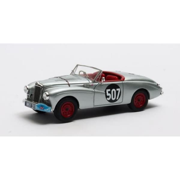Miniatyrer monterade - Matrix - Sunbeam 1953 Moss - 1/43 - Grå - Alpine #507 Rallye des Alpes
