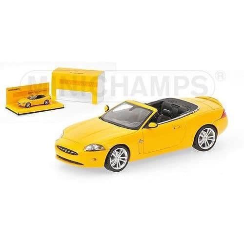 Miniatyrer monterade - Minichamps - Jaguar XK 2008 - Gul - 1/43 - Cabriolet