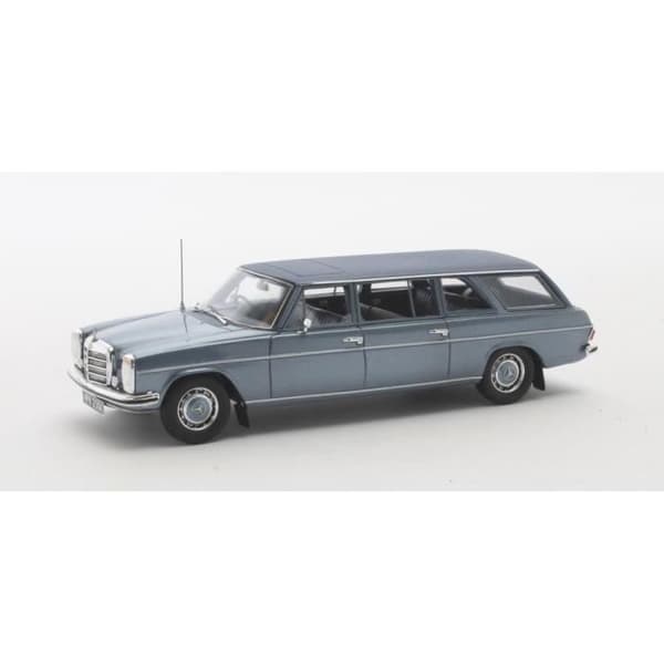 Monterade miniatyrer - Mercedes V114 LWB Crayford Estate Blue 1971 1/43 Matrix