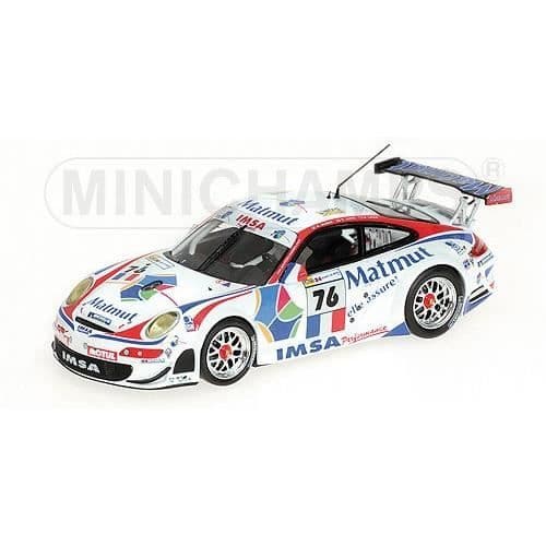 Miniatyrmodell - Minichamps - 911 GT3 RSR #76 - 24H Le Mans - Vit - 1/43