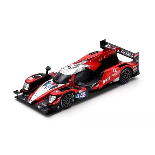 Miniatyrer monterade - Spark - Oreca 2018 1/43 - Röd färg - 24H Le Mans - Prototyp modell