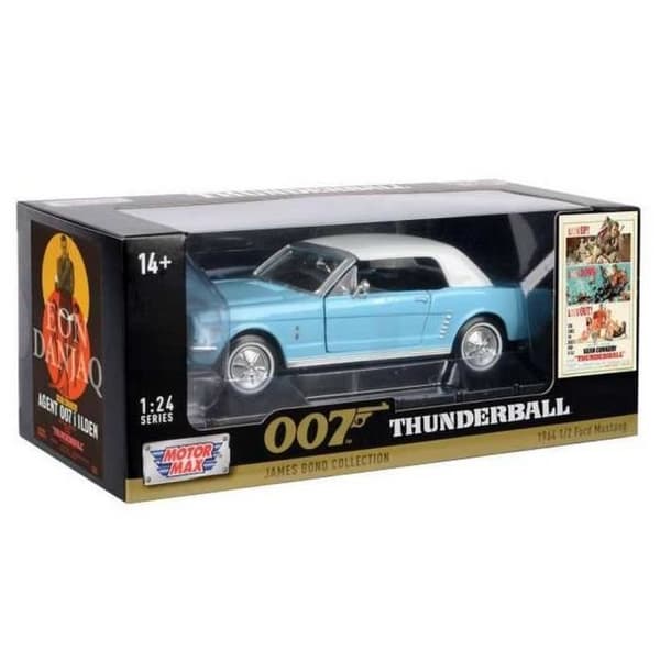 Monterade miniatyrer - Ford Mustang James Bond Thunderball 1964 1/24 Motormax