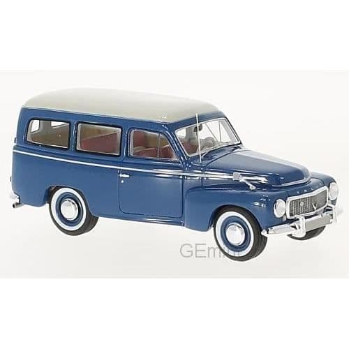 Monterade miniatyrer - Volvo PV 445 Duett blå/vit 1956 1/43 NEO