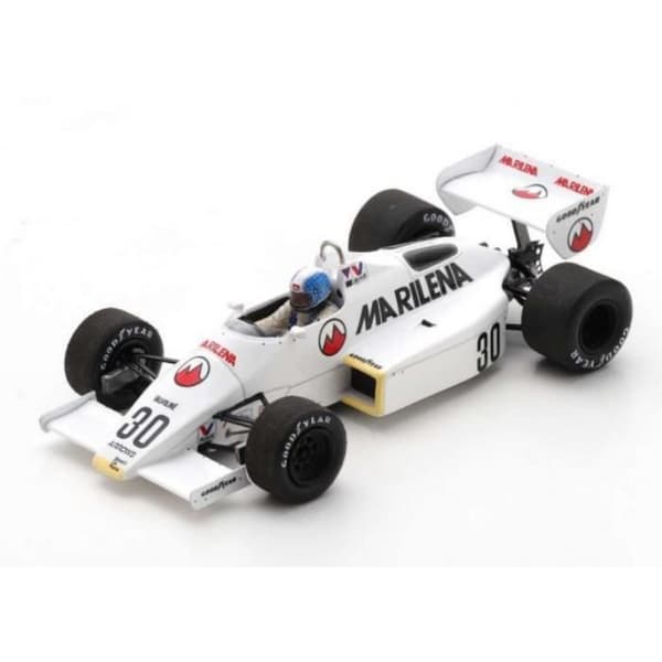 Miniatyrer monterade - Spark - Arrows 1983 Serra 1/43 - Färg: Vit - Formule 1