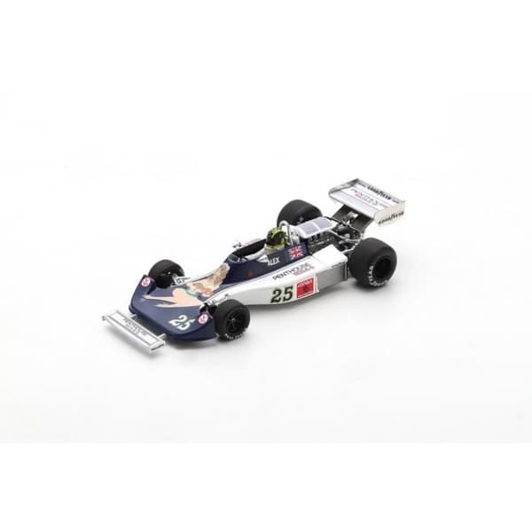 Miniatyrer monterade - Spark - Hesketh 1976 Ribeiro 1/43 - Blå - Interiör - Blandad
