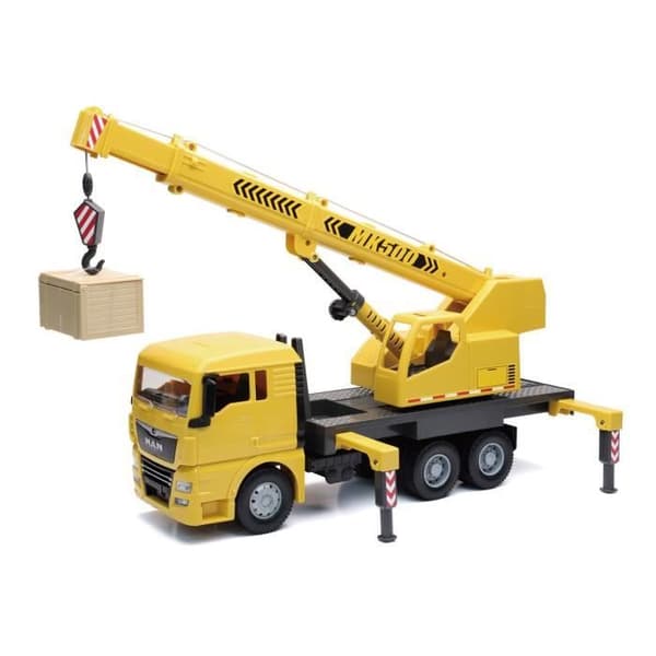 Monterade miniatyrer - Man TGX med kran 1/18 Newray
