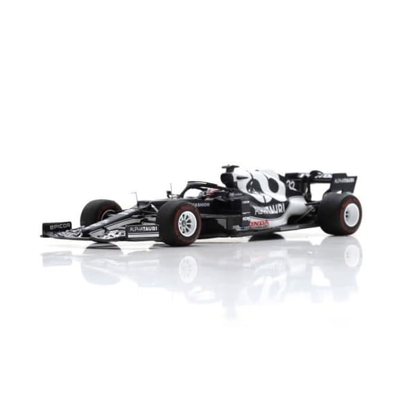 Miniatyrer monterade - Spark - AT02 - 4:e GP Abu Dhabi - Svart - 1/43