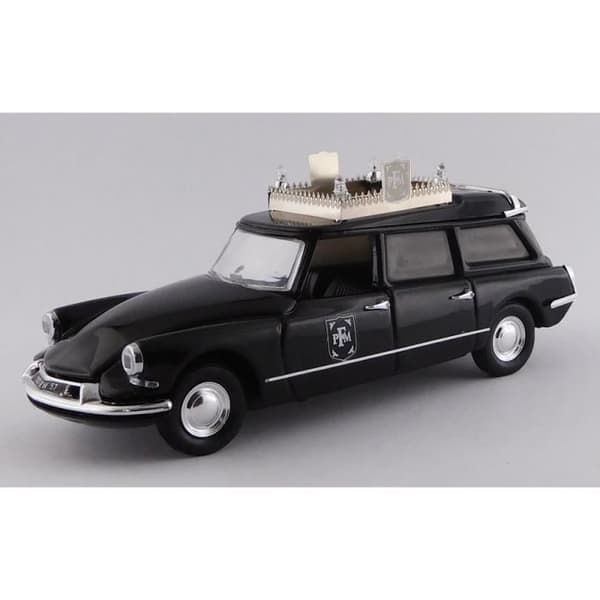Miniatyrer monterade - Rio - Citroën DS 19 - Begravningsfordon - 1/43 - Svart