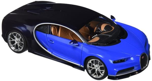 Bburago - 18-11040B - Bugatti CHIRON 1:18 formgjuten samlarbil, BR, olika mönster och färger
