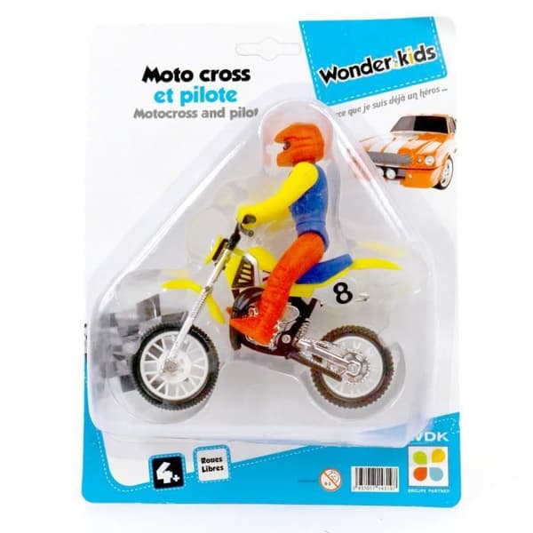 Moto Cross för barn - WONDERKIDS - Slumpmässig modell - Flyttbar pilot - Utomhus