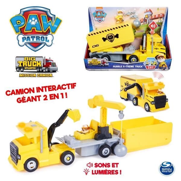 Ruben interaktiv lastbil från Paw Patrol - PAW PATROL - Ljud och ljuseffekter