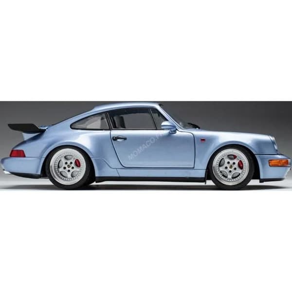 Samlarbil - SOLIDO - PORSCHE 911 (964) Turbo - Blå - 1/18 - 1990