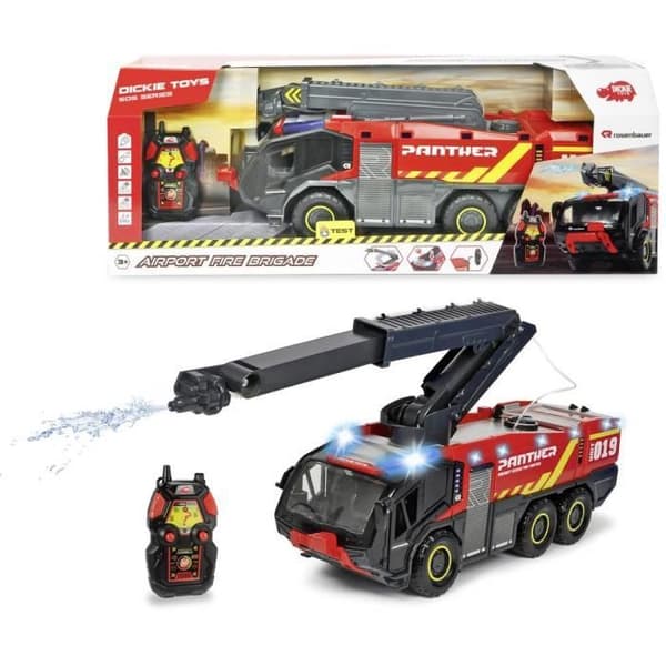 Dickie Toys 203719020 Elektrisk RC-bil nödfordon 4-hjulsdrift (6WD) med batterier