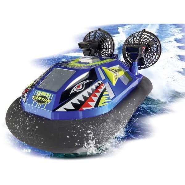 Hovercraft - CARSON - Modellsport Hovershark - Fjärrkontroll - Li-Ion batteri - 25 km/h