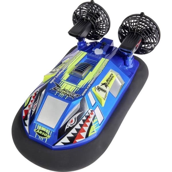 Hovercraft - CARSON - Modellsport Hovershark - Fjärrkontroll - Li-Ion batteri - 25 km/h