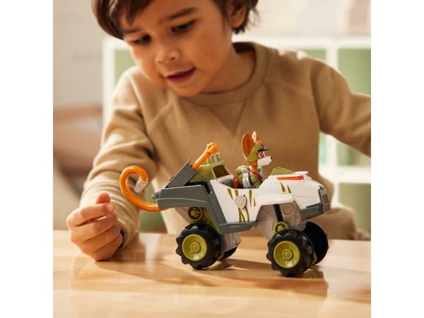 PAW Patrol PAW VHC Themed Vehicle TrackerJungle GML, Truck, PAW Patrol, 3 år, Plast, Grønn, Grå, Hvit