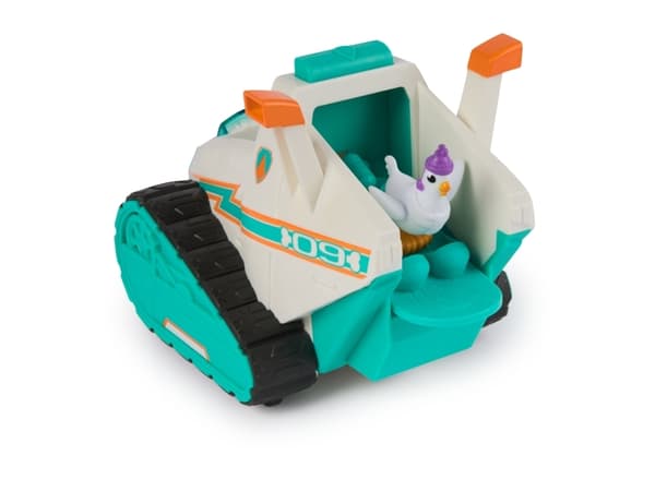 PAW Patrol Everest Deluxe Snowmobile, with Projectile Launcher, Snowboard and Collectible Action Figures, Kids Toys for Boys & Girls Ages 3+, Snowmob