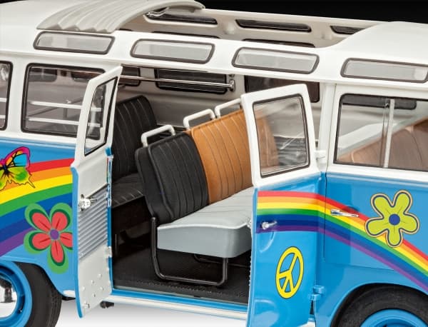 Revell 07050, Kaupunkiautomalli, Kokoamispakkaus, 1:24, Samba T1, 169 kpl, 14 vuosi/vuosia