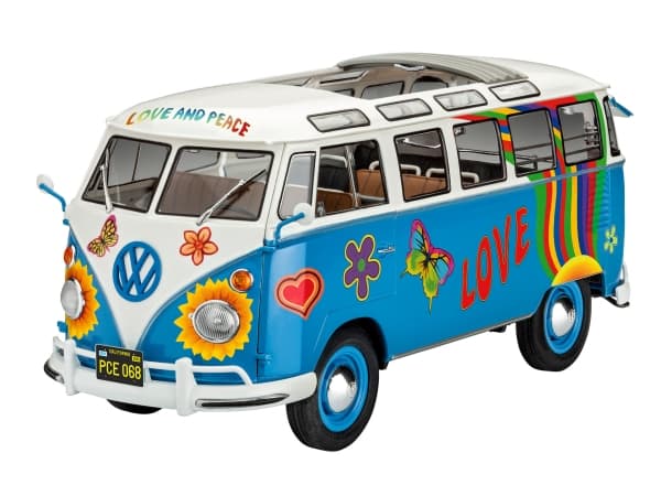 Revell 07050, Kaupunkiautomalli, Kokoamispakkaus, 1:24, Samba T1, 169 kpl, 14 vuosi/vuosia