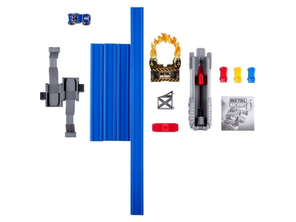 Zuru Metal Machines Metalmash METAL MACHINES automobilio rinkinys, Playset-S1 Road Rampage, 6701