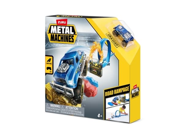 Zuru Metal Machines Metalmash METAL MACHINES automobilio rinkinys, Playset-S1 Road Rampage, 6701