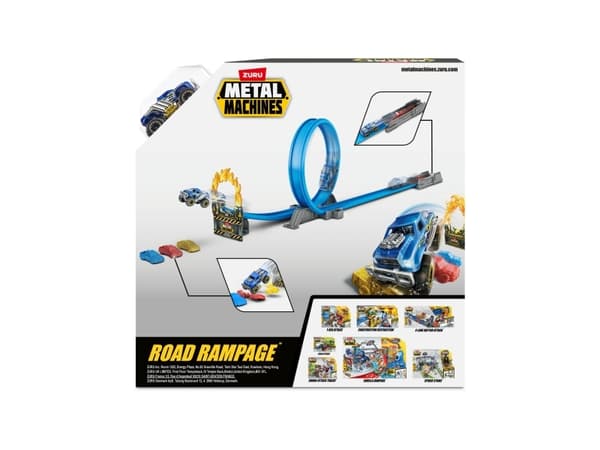 Zuru Metal Machines Metalmash METAL MACHINES automobilio rinkinys, Playset-S1 Road Rampage, 6701