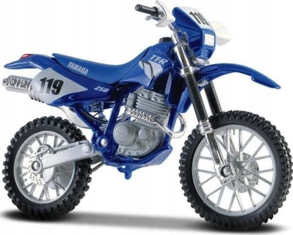 Maisto Model Metal Moottoripyörä Yamaha TT-R 250 1/18 jalustan kanssa