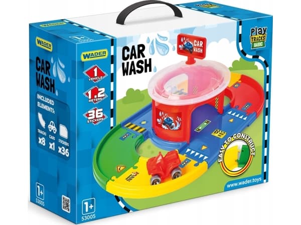 Wader Car Wash Play Trucks Basic