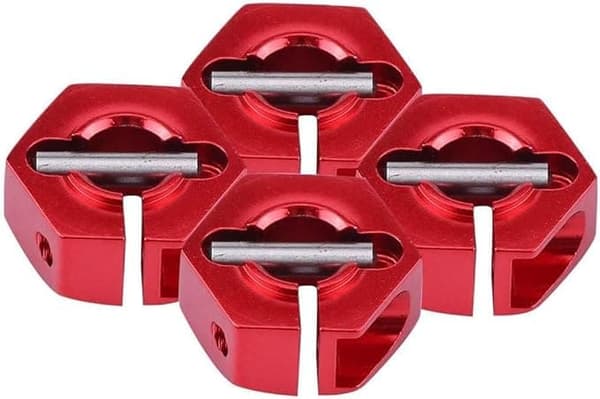 Yunique hjulnavadapter 12mm universal til HSP Sakura 1/10 skala RC biler (4-pak)