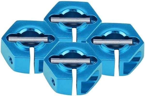 Yunique hjulnavadapter 12mm universal til HSP Sakura 1/10 skala RC biler (4-pak)