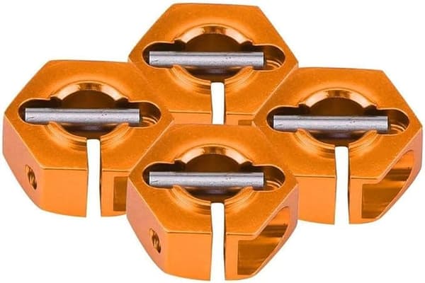 Yunique hjulnavadapter 12mm universal til HSP Sakura 1/10 skala RC biler (4-pak)