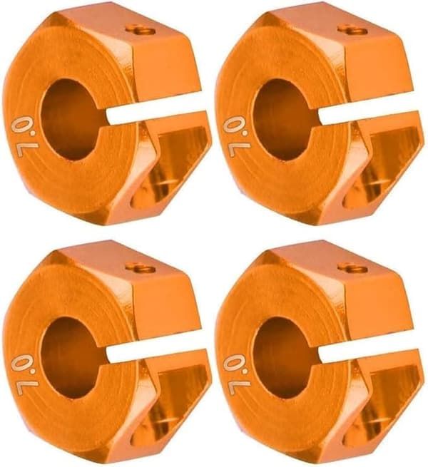 Yunique hjulnavadapter 12mm universal til HSP Sakura 1/10 skala RC biler (4-pak)
