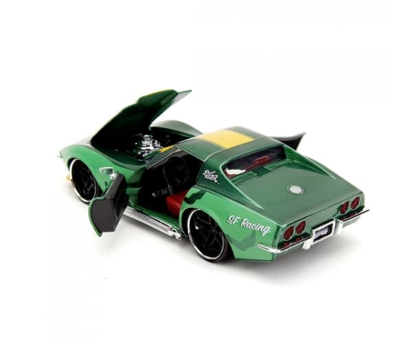 Jada Toys Street Fighter 1969 Chevrolet 1:24, Bil, 8 år, Metall, Grønn