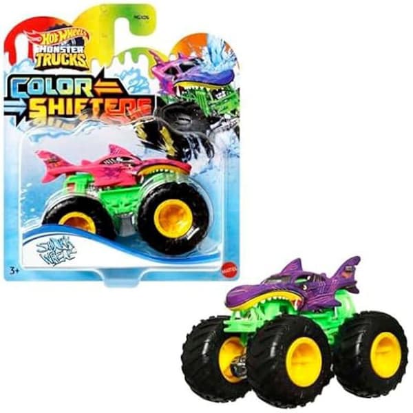 Leksak - HOT WHEELS - Monster Trucks HGX06 - Färgbyte - Diverse modeller