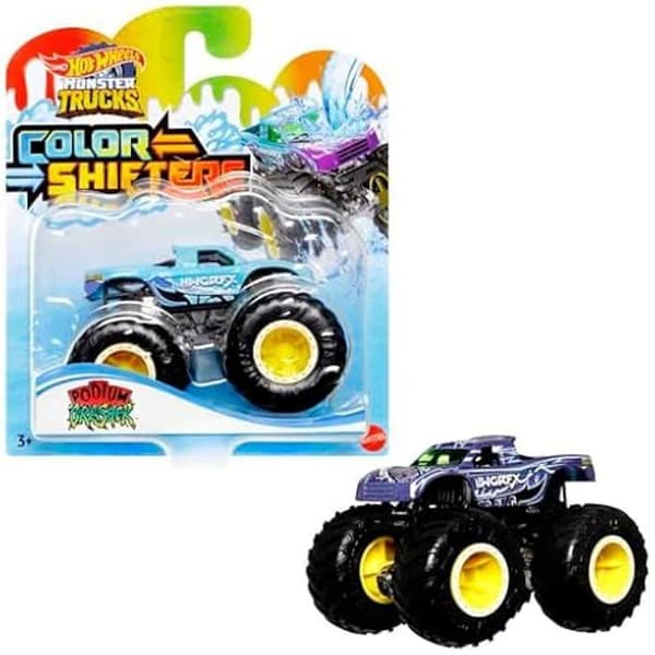 Leksak - HOT WHEELS - Monster Trucks HGX06 - Färgbyte - Diverse modeller
