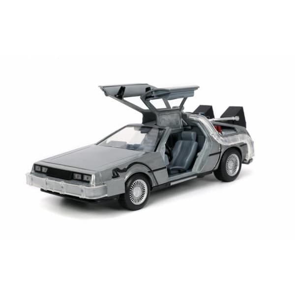 Monterade miniatyrer - Jada - De Lorean Tillbaka till framtiden I - 1/24 - Vit - Ciné TV