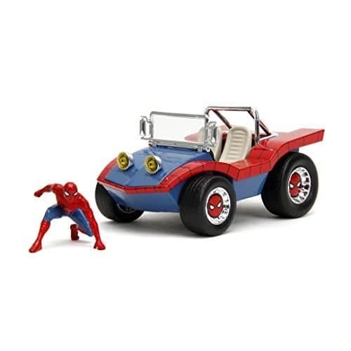Leksak - JADA - MARVEL SPIDER-MAN BUGGY - Skala 1:24 - Med figur - Blandat