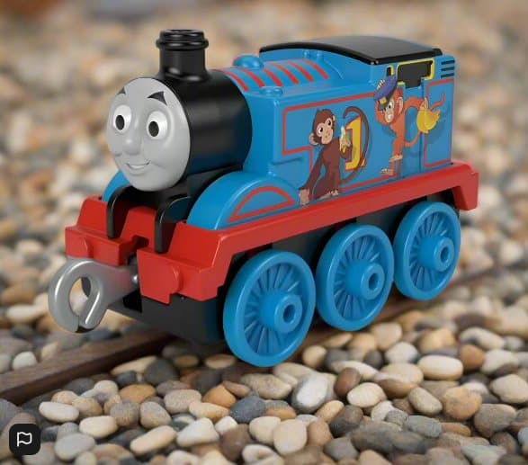 Fisher-Price Thomas & Friends Sodor Safari Monkey Thomas Push Along ...