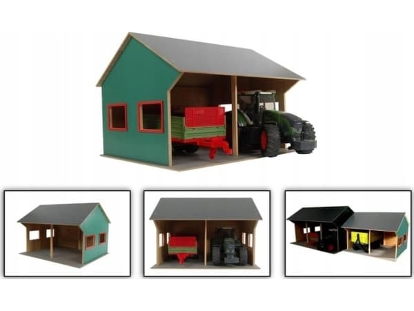 Carport for 2 tractors 1:16 44x53x37,5cm HIPO