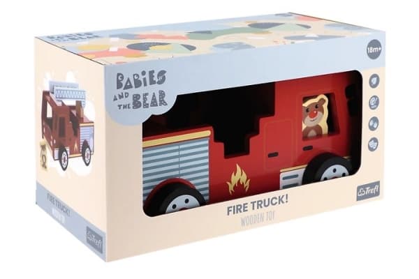 Trefl TREFL Puulelu Paloauto Bobs ja Teddy 61700