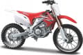 Miniatyrbilde 2 av 2: Maisto Model Honda CRF 450R motorsykkel med 1/18 stativ